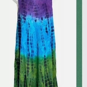 Umbrella Tie Dye Flower Boho Hip